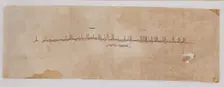 Textile fragment with tiraz band in kufic script, 900-901