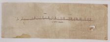 Textile fragment with tiraz band in kufic script, 900-901