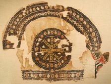 Textile Fragment, Byzantine, 5th-6th century. Creator: Unknown