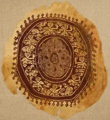 Textile Fragment, Byzantine, 8th-10th century. Creator: Unknown