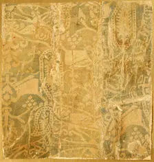 Textile Fragment, Byzantine, 8th century. Creator: Unknown