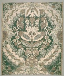 Textile Fragment, c. 1720-1750. Creator: Unknown