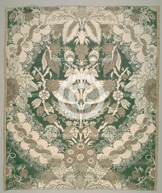 Textile Fragment, c. 1720-1750. Creator: Unknown.
