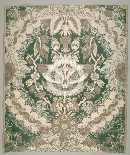Textile Fragment, c. 1720-1750. Creator: Unknown.