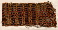 Textile fragment, c. 900 A.D.. Creator: Unknown