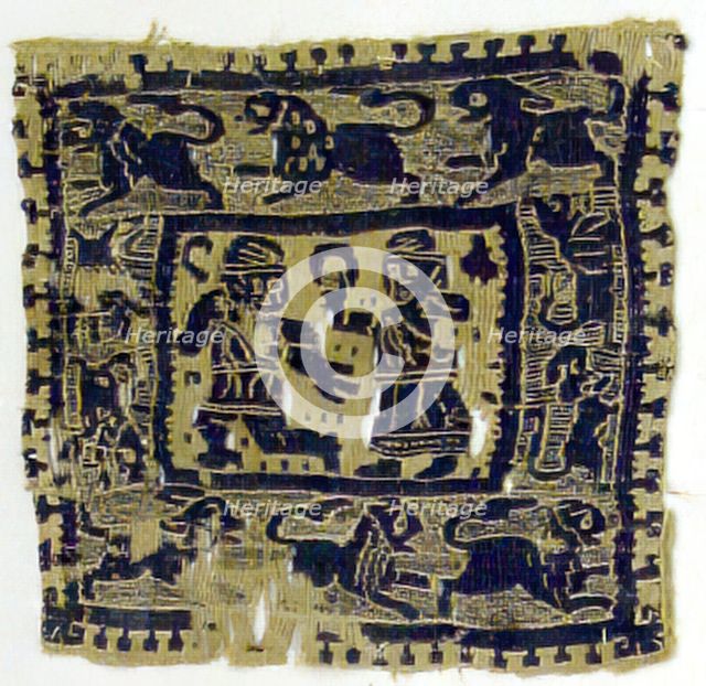 Textile Fragment, Coptic, 300-600. Creator: Unknown.