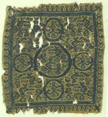 Textile Fragment, Coptic, 7th century. Creator: Unknown