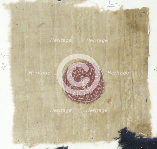 Textile Fragment, Coptic, 5th-6th century. Creator: Unknown.