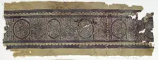 Textile Fragment, Coptic, 5th-6th century. Creator: Unknown