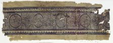 Textile Fragment, Coptic, 5th-6th century. Creator: Unknown