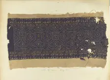Textile Fragment, Coptic, 5th-6th century. Creator: Unknown