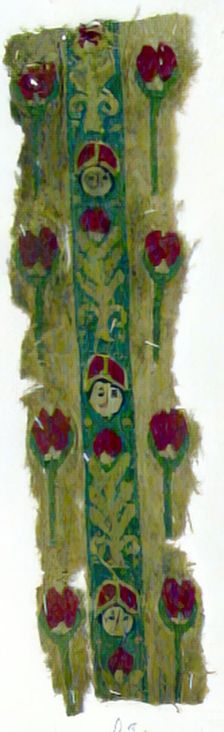Textile Fragment, Coptic, 5th century. Creator: Unknown