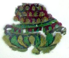 Textile Fragment, Coptic, 5th century. Creator: Unknown