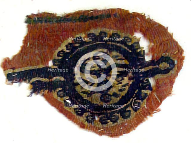 Textile Fragment, Coptic, 5th century. Creator: Unknown.