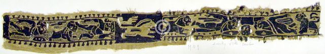 Textile Fragment, Coptic, 5th century. Creator: Unknown.