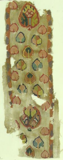 Textile Fragment, Coptic, 5th century. Creator: Unknown