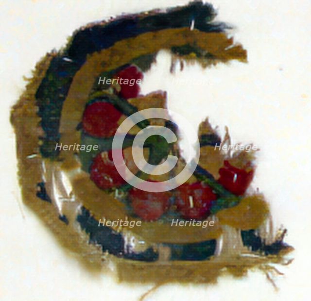 Textile Fragment, Coptic, 5th century. Creator: Unknown.