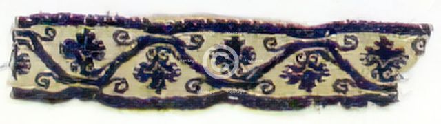 Textile Fragment, Coptic, 5th century. Creator: Unknown.
