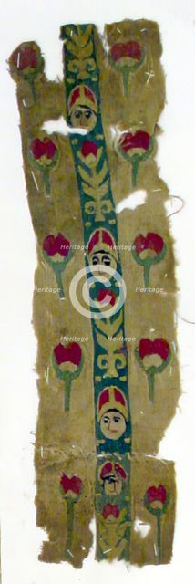 Textile Fragment, Coptic, 5th century. Creator: Unknown.