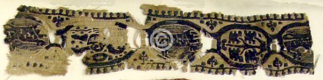 Textile Fragment, Coptic, 5th century. Creator: Unknown.