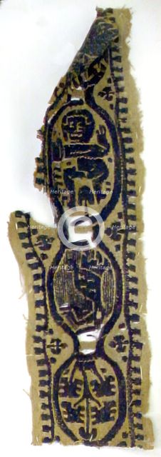 Textile Fragment, Coptic, 5th century. Creator: Unknown.