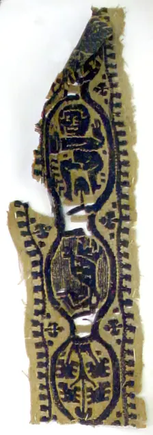 Textile Fragment, Coptic, 5th century. Creator: Unknown