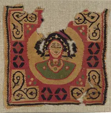 Textile Fragment, Coptic, 6th-7th century. Creator: Unknown