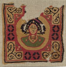 Textile Fragment, Coptic, 6th-7th century. Creator: Unknown