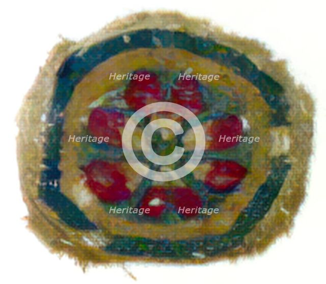 Textile Fragment, Coptic, 6th century. Creator: Unknown.