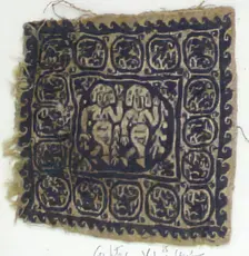 Textile Fragment, Coptic, 6th century. Creator: Unknown