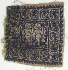 Textile Fragment, Coptic, 6th century. Creator: Unknown