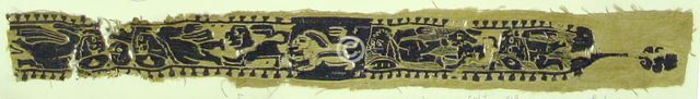 Textile Fragment, Coptic, 6th century. Creator: Unknown.
