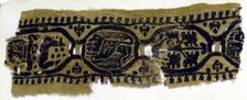 Textile Fragment, Coptic, 6th century. Creator: Unknown