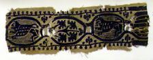 Textile Fragment, Coptic, 6th century. Creator: Unknown