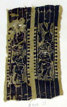 Textile Fragment, Coptic, 6th century. Creator: Unknown