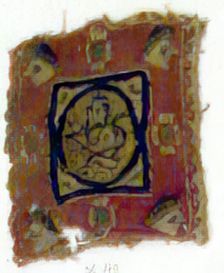 Textile Fragment, Coptic, 6th century. Creator: Unknown