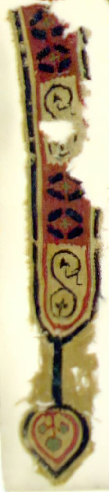 Textile Fragment, Coptic, 6th century. Creator: Unknown