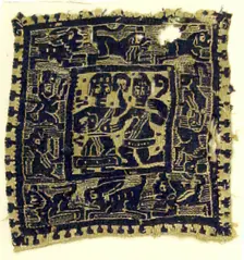 Textile Fragment, Coptic, early 6th century. Creator: Unknown