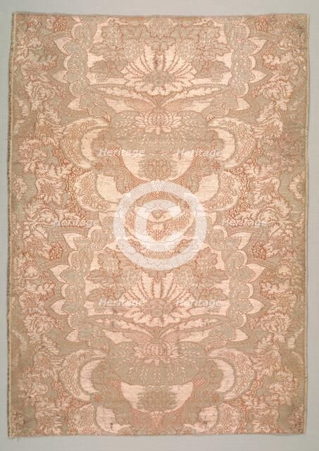 Textile Fragment, early 1700s. Creator: Unknown.
