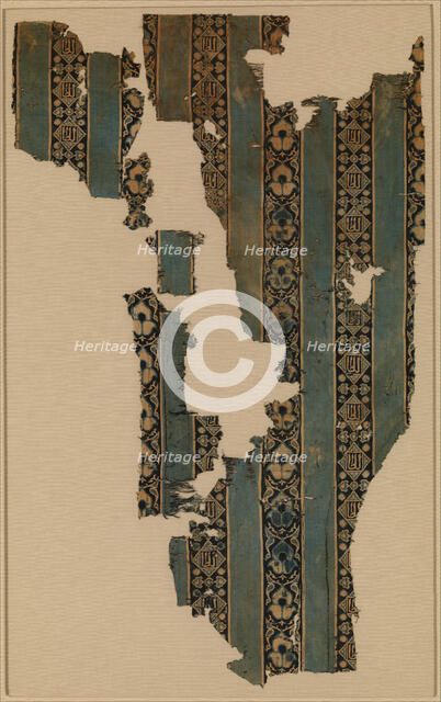 Textile Fragment, Egypt, 14th century. Creator: Unknown.