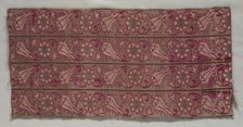 Textile Fragment, late 17th century. Creator: Unknown