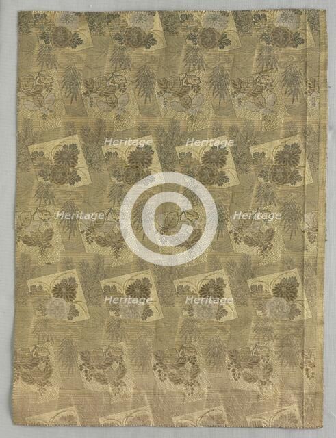 Textile Fragment, late 1800s-early 1900s. Creator: Unknown.
