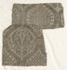 Textile Fragments, 13th century. Creator: Unknown