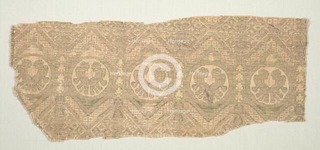 Textile Fragments, 13th century. Creator: Unknown.