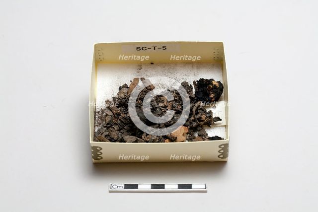 Textile fragments, Warring States period, 475-221 BCE. Creator: Unknown.