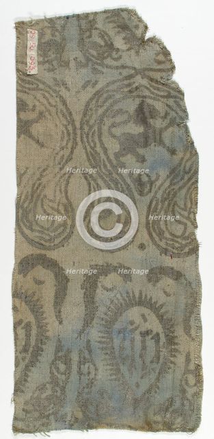 Textile, German, 13th-14th century. Creator: Unknown.