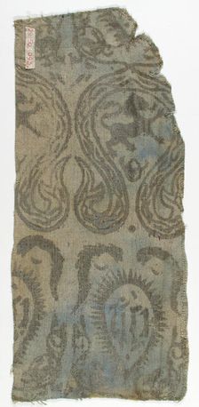 Textile, German, 13th-14th century. Creator: Unknown