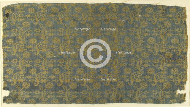 Textile, Italian, 14th-15th century. Creator: Unknown.