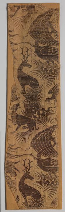 Textile, Italian, 14th century. Creator: Unknown