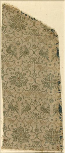 Textile, Italian, ca. 1400. Creator: Unknown